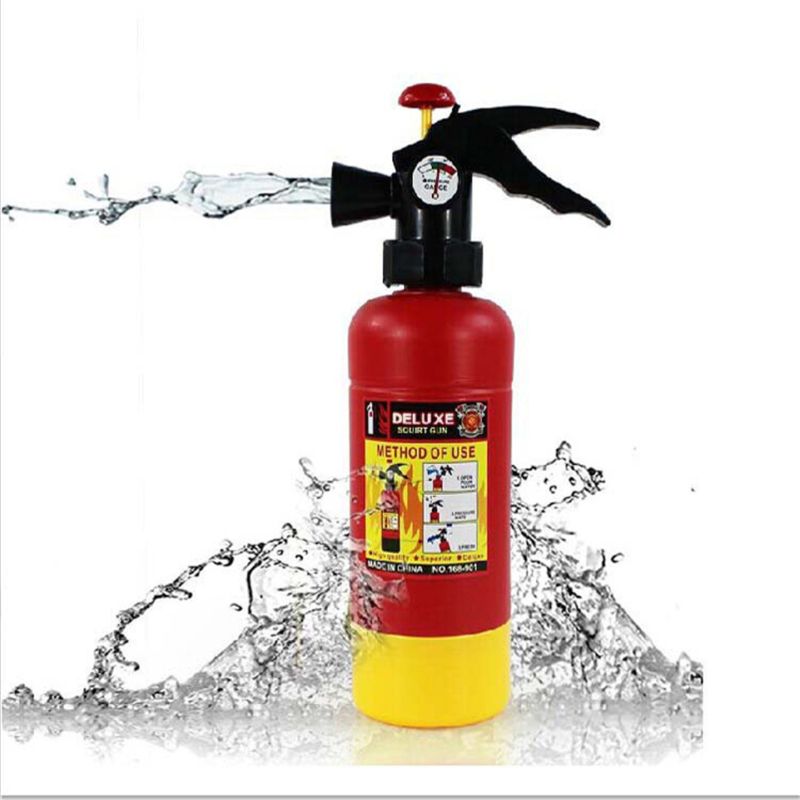 Big Fire Extinguisher Water Gun Toy Fireman Cosplay For Kids Toys Outdoor Summer Beach Toy