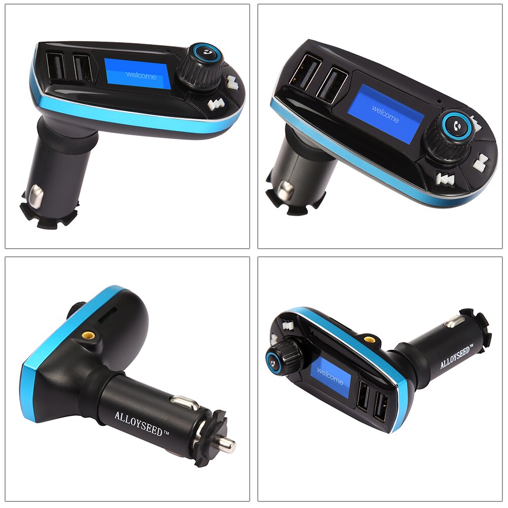 Car Kit Wireless Bluetooth FM Transmitter LCD MP3 Player Handsfree USB Charger LED FM Transmitter Bluetooth Car Accessories