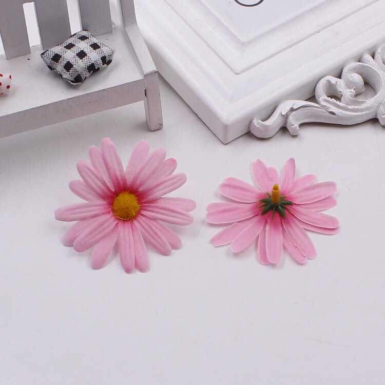 Cabeça de flor artificial de 6cm, cabeça de flor artificial diy, wreath, corpete de noiva, natal, dia das bruxas, decoração de caixa de presente de casamento, arco de casamento com 10 peças flores