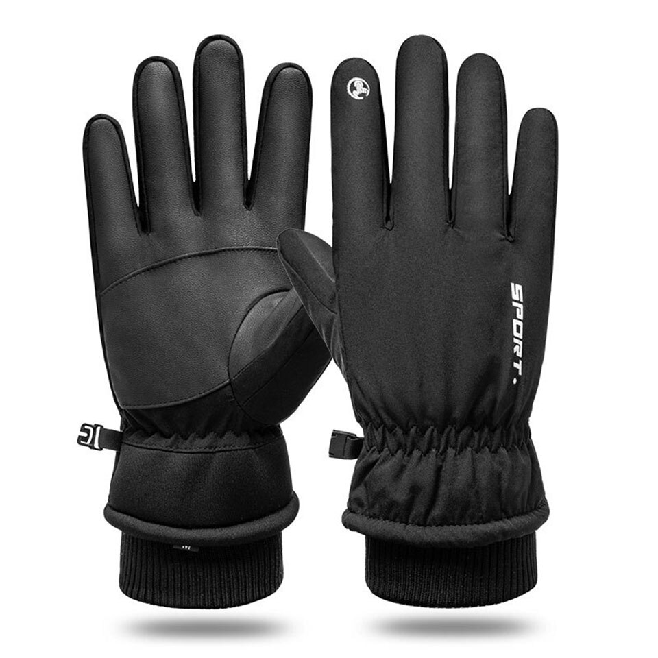 Bicicleta ciclismo guantes respirables para bicicleta Gel Pad de absorción de choque Anti-Slip contacto reconocimiento dedo completa guantes de caza: M