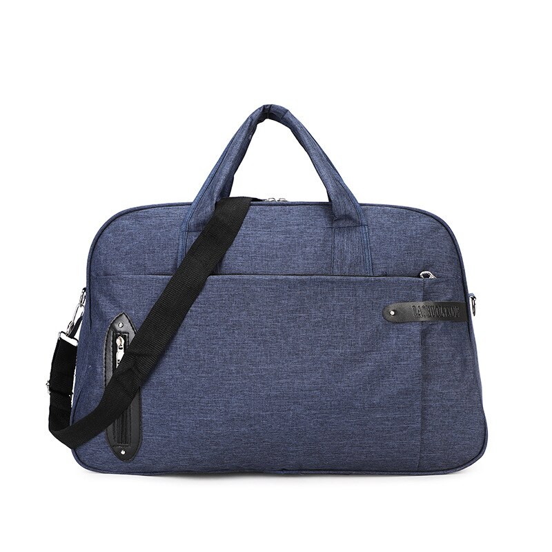 Bløde oxford mænd rejsetasker bære bagage tasker kvinder taske rejsetaske weekend taske høj kapacitet  xa170k: Blå
