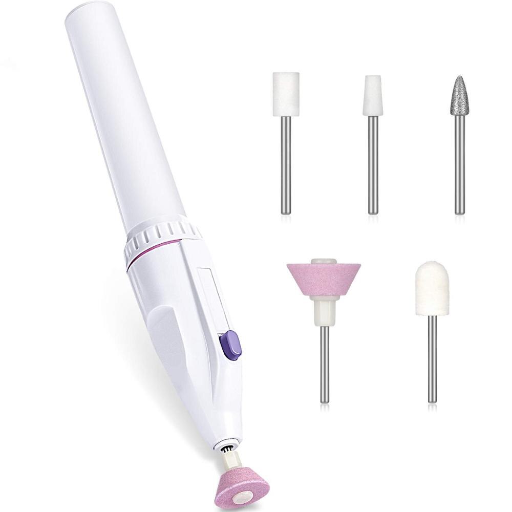 Portable Electric Nail Polisher Practical Electric Nail Buffer Polisher Electric Manicure Nail Drill File Grinder Kit Nail Polis