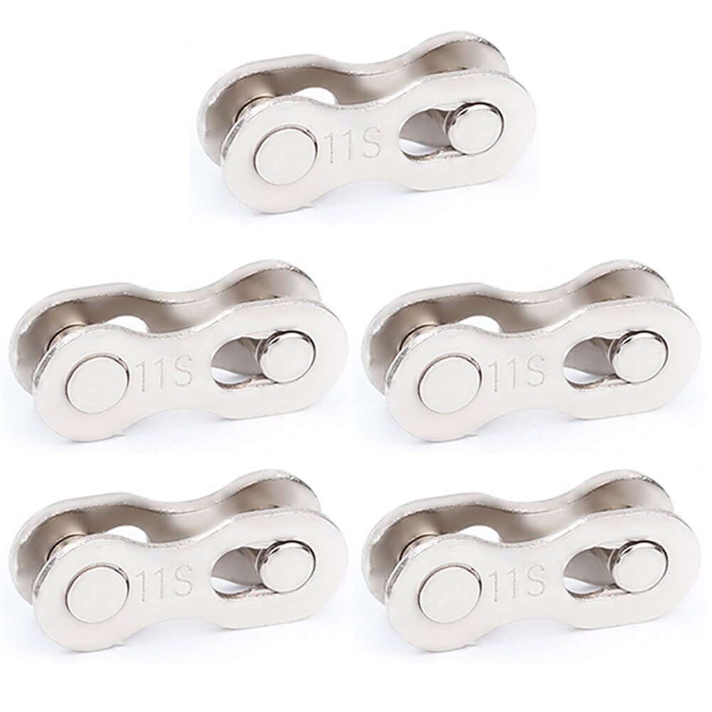 5 Set Bike Connecting Chain Quick Link Connector Bicycle Chain Joint Magic Buckle 6/7/8/9/10/11/12 Speed Cycling Parts: 11S