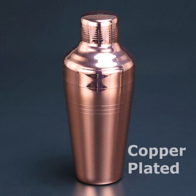 Outil de barre d'outil de barman de secoueur de barre de secoueur de Cocktail d'acier inoxydable de Style japonais de 410ml: Copper Plated