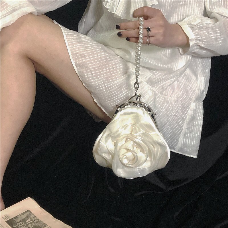 Frauen tasche VELOURS Klappe neue Koreanische blume Ketten Dame Schulter Taschen handtasche geldbörse abend kupplung taschen taschen