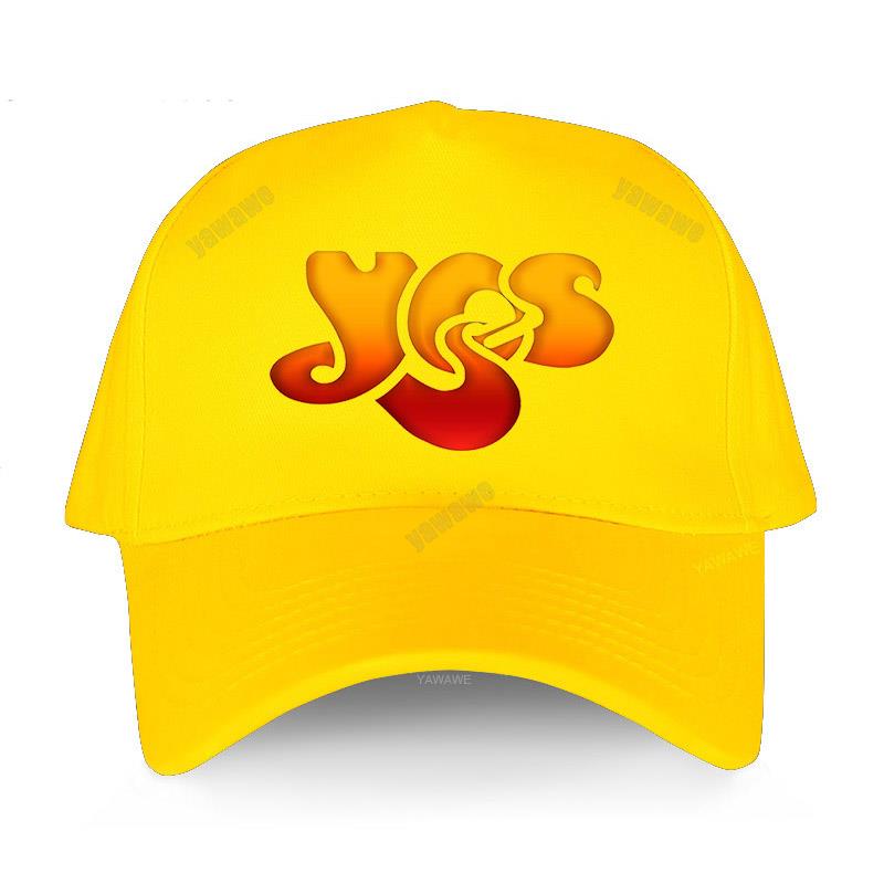 brand Baseball Caps hat black men Baseball Caps Yes Rock Band Owner Of A Lonely Heart Man Women Summer Hat: yellow