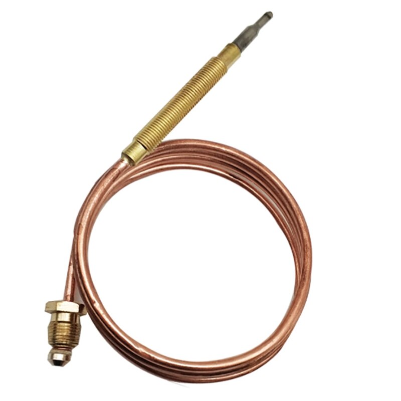 Kit de termopar Universal para estufa de Gas, 900Mm, M6X0.75 con tuercas derramadas (cinco), termopar de repuesto