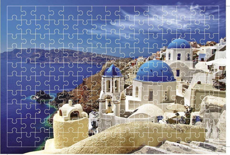 Zehn Stil 150 teile/satz Mini Rohre Jigsaw Dicken Papier Puzzle Erwachsene Kreative Spielzeug Pädagogisches Puzzles Weihnachten Für Kinder: Style 3