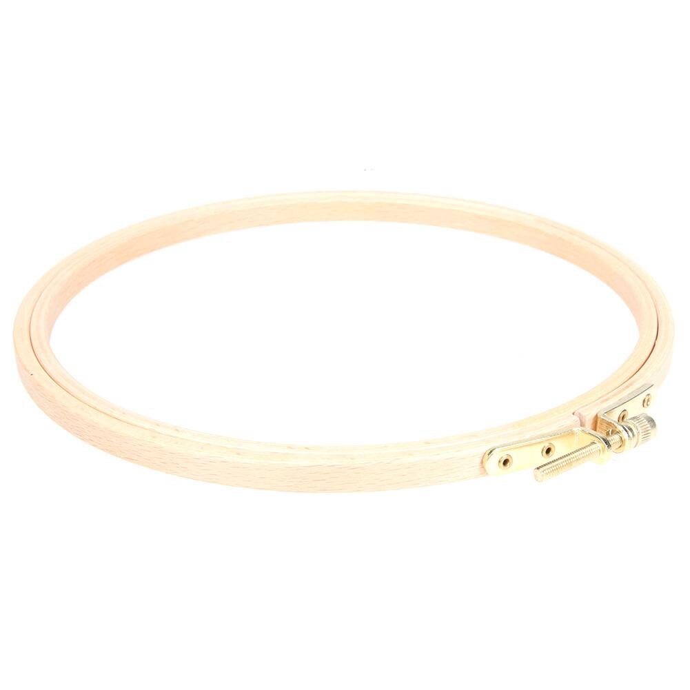 7.5 -28 cm bok gör-det-själv trä korsstygn ram handarbete båge ring hand broderi maskin verktyg sömnad handgjorda trä hantverk: 18cm