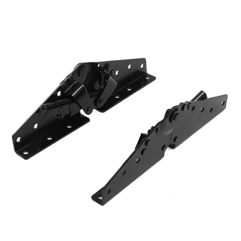 Bisagra ajustable para sofá cama, mueble de acero de metal, color negro, mecanismo de ángulo de 3 posiciones
