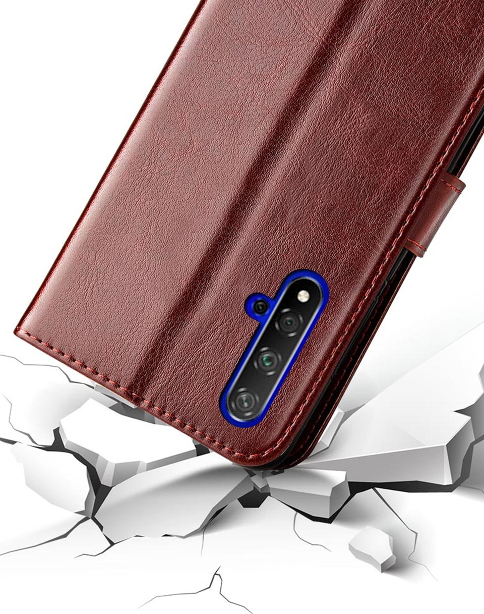 Leather case For Huawei Honor 20 Case on Honor 20 Pro Flip Cover Case For Huawei Honor 20S 20 Lite back Case on Honor 20 Pro
