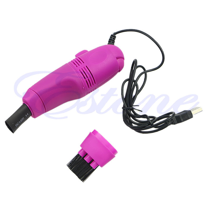 Mini Computer Vacuum USB Keyboard Cleaner PC Laptop Brush Dust Cleaning Kit