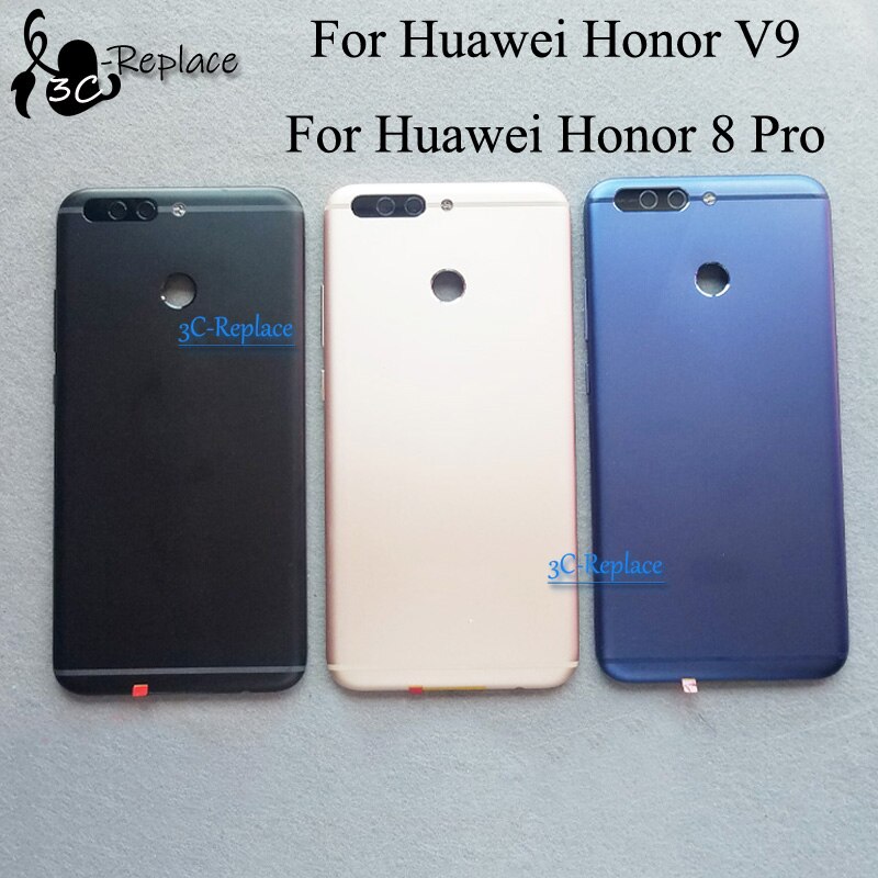 For Huawei Honor 8 Pro DUK-L09 / Honor V9 DUK-AL20 DUK-TL30 Back Battery Cover Door Housing case Rear Glass parts