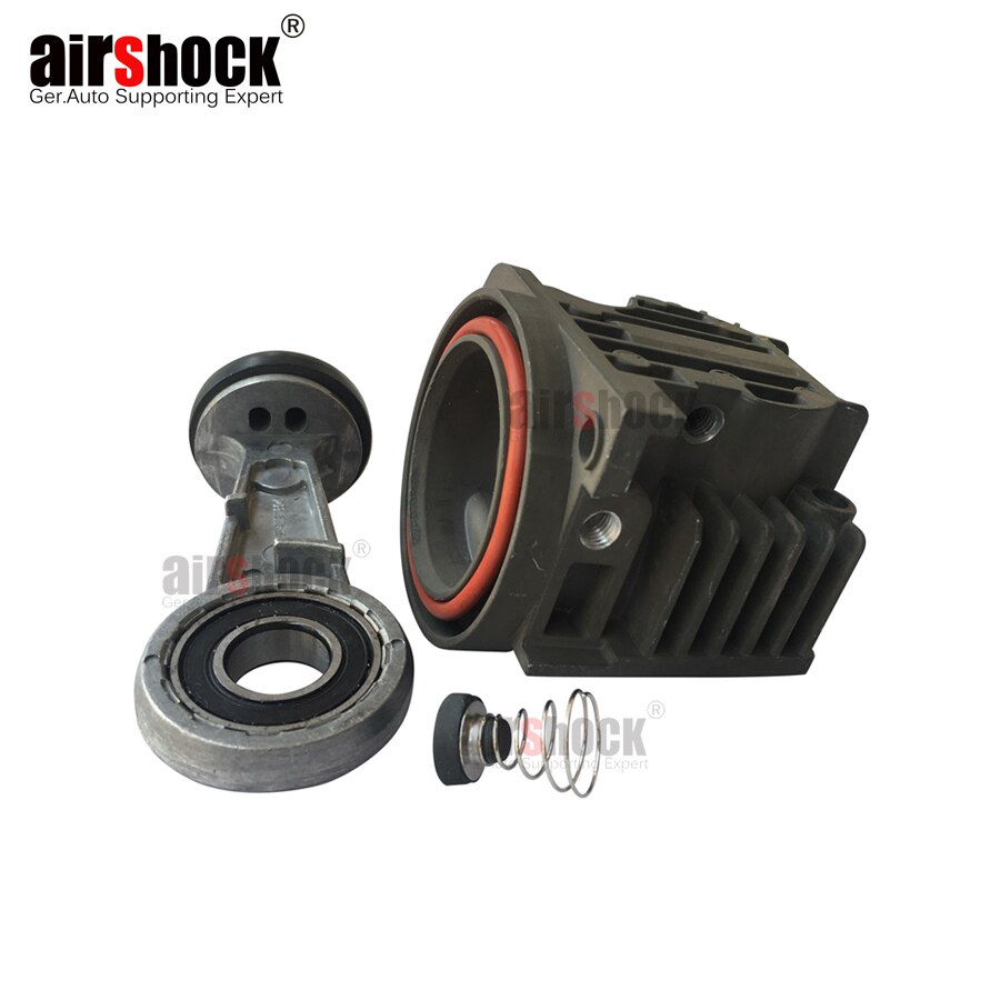 AirShock Air Compressor Pump Cylinder Head & Piston Ring Repair Rubber Valve Kits Fit VW Touareg Cayenne