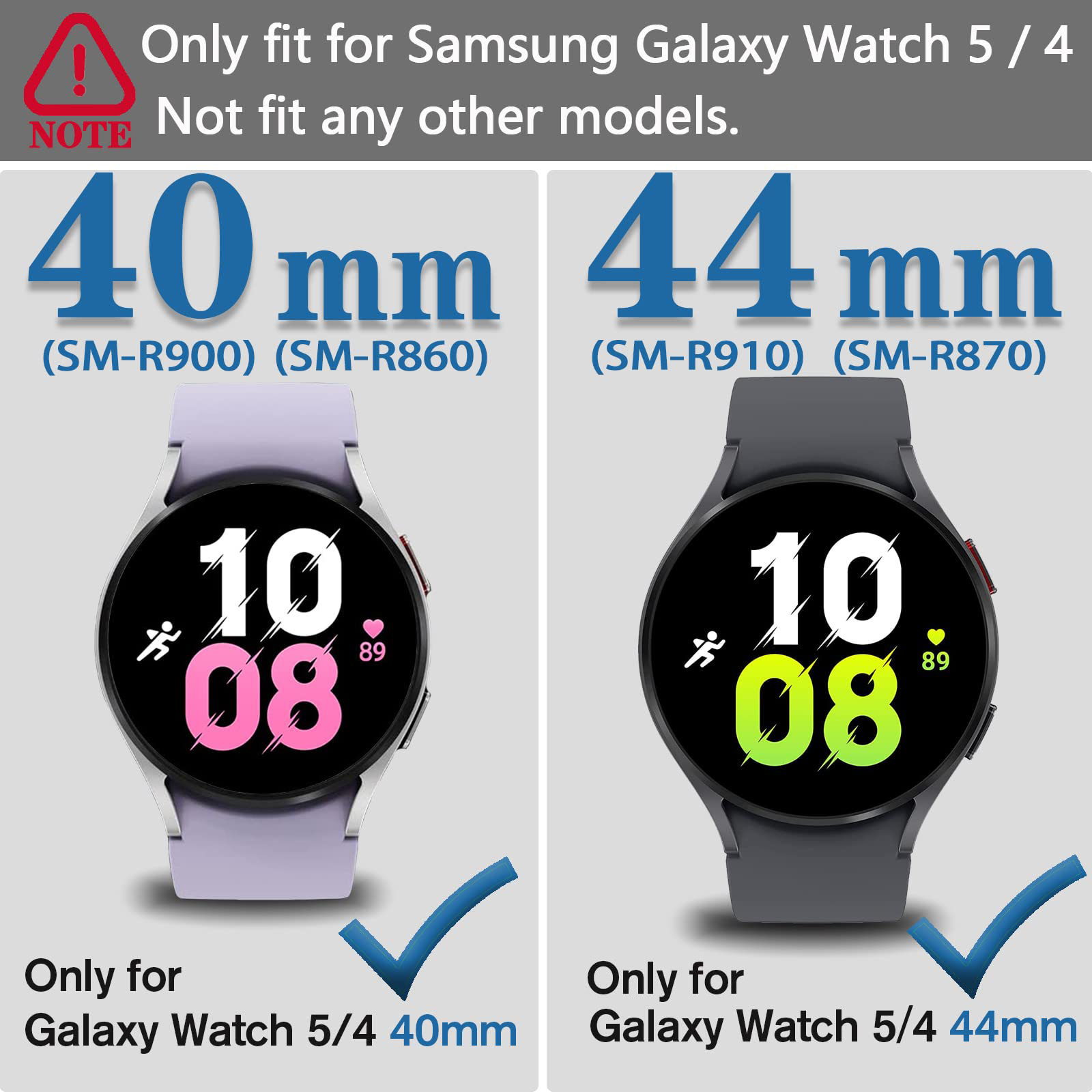 Coque pour Samsung Galaxy Watch 4/5 44mm 40mm classique 46mm 42mm protecteur d'écran TPU couverture de pare-chocs complète pour montre 5 pro 45mm