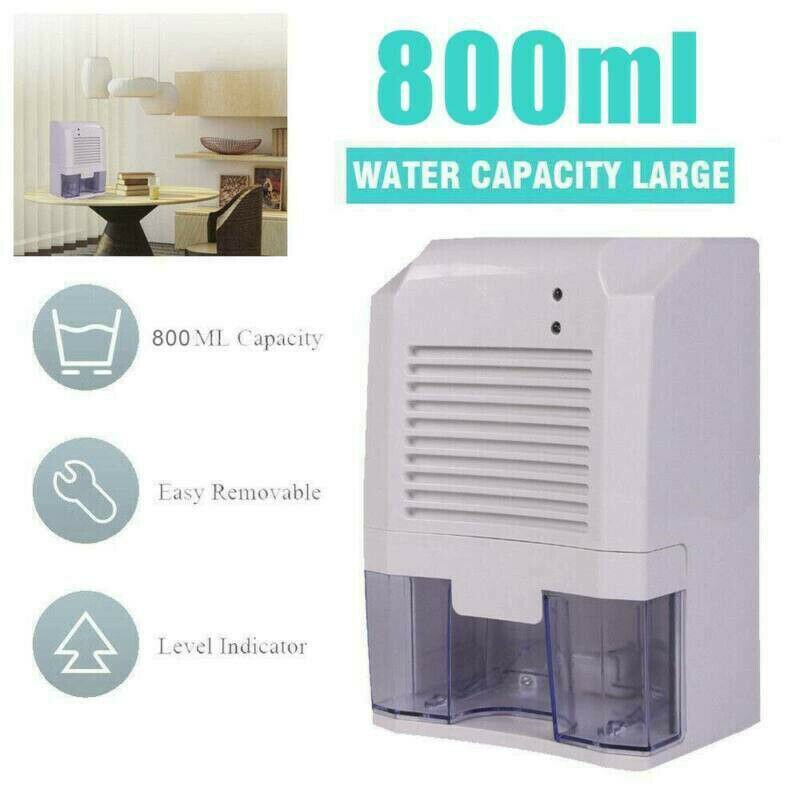 Mini déshumidificateur électrique Portable de 800ML, séchoir à Air pour salle de bain, sous-sol, cuisine, bureau, caravane, camping-car, Garage