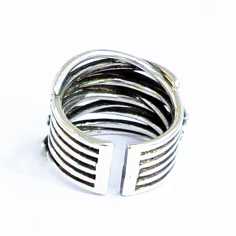 Luxe Creatieve Stijl Boho Layer Kettingen Ringen Voor Vrouwen Verstelbare Ring Charm Sieraden