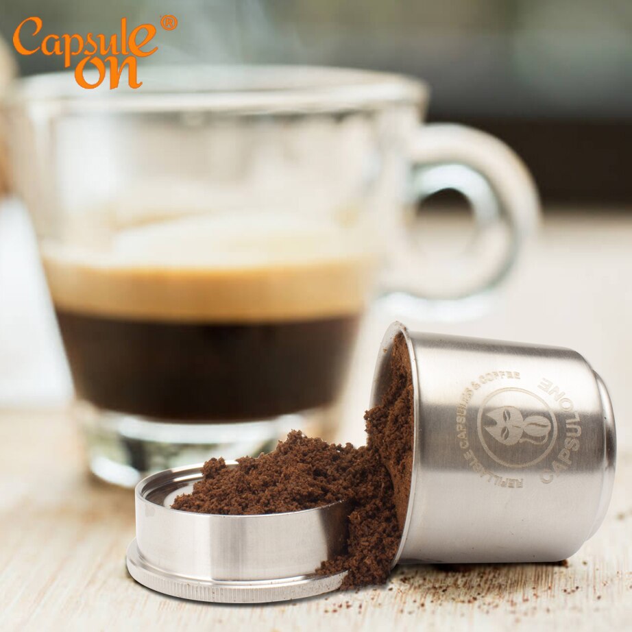 Capsules de café rechargeables et réutilisables, dosettes en acier inoxydable, compatibles avec la Machine à café lily
