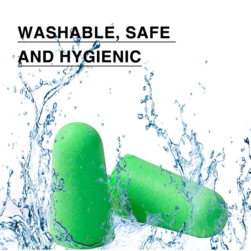 2 par öronproppar höga hörselskydd sova ljudisolerade öronproppar ljudisolering för reseskum mjuk brusreducering