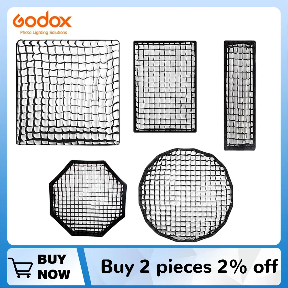 Honeycomb Grid For Octagon Square Rectangle Hexadecagon Deep Softbox 30* 40 50*70 55 60 65 80 22*90 95 80*120 140 35*160cm