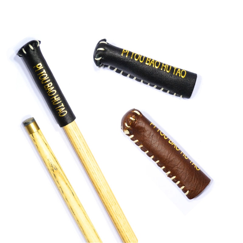 10 stuks/partij handgemaakte leren biljart snooker/poolkeu tip beschermer vochtbestendig biljart accessoires china