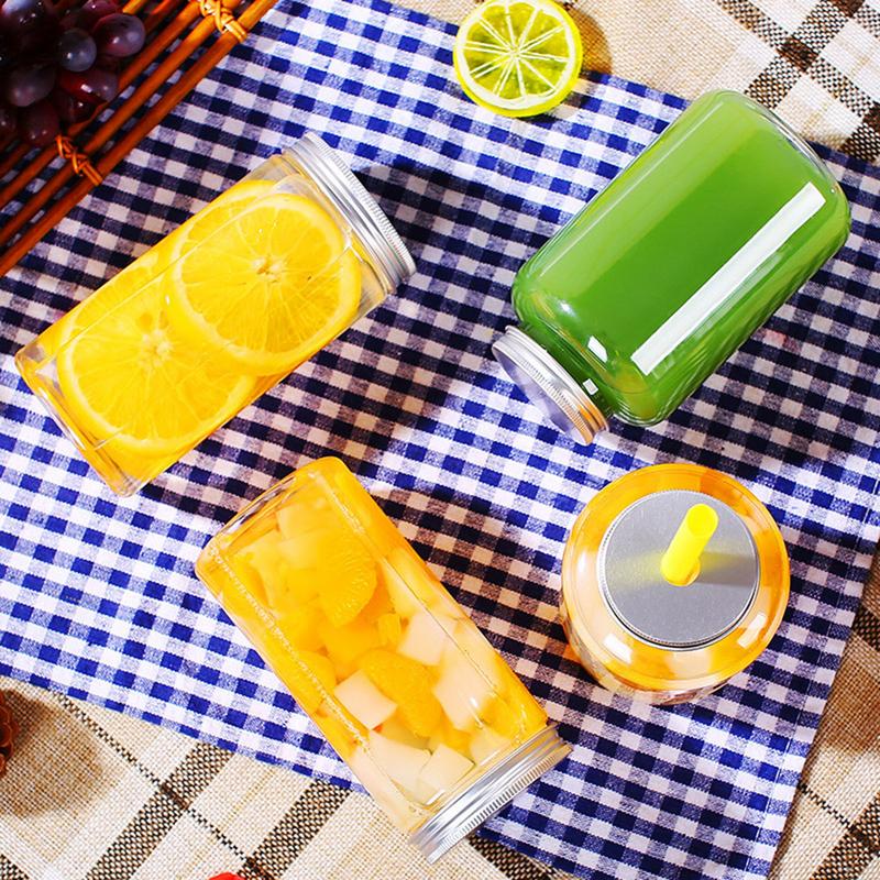Grote Capaciteit 500ML Innovatieve Food Grade Plastic Fles Drank Sap Koude Thee Fles Drinken-ware Water Fles