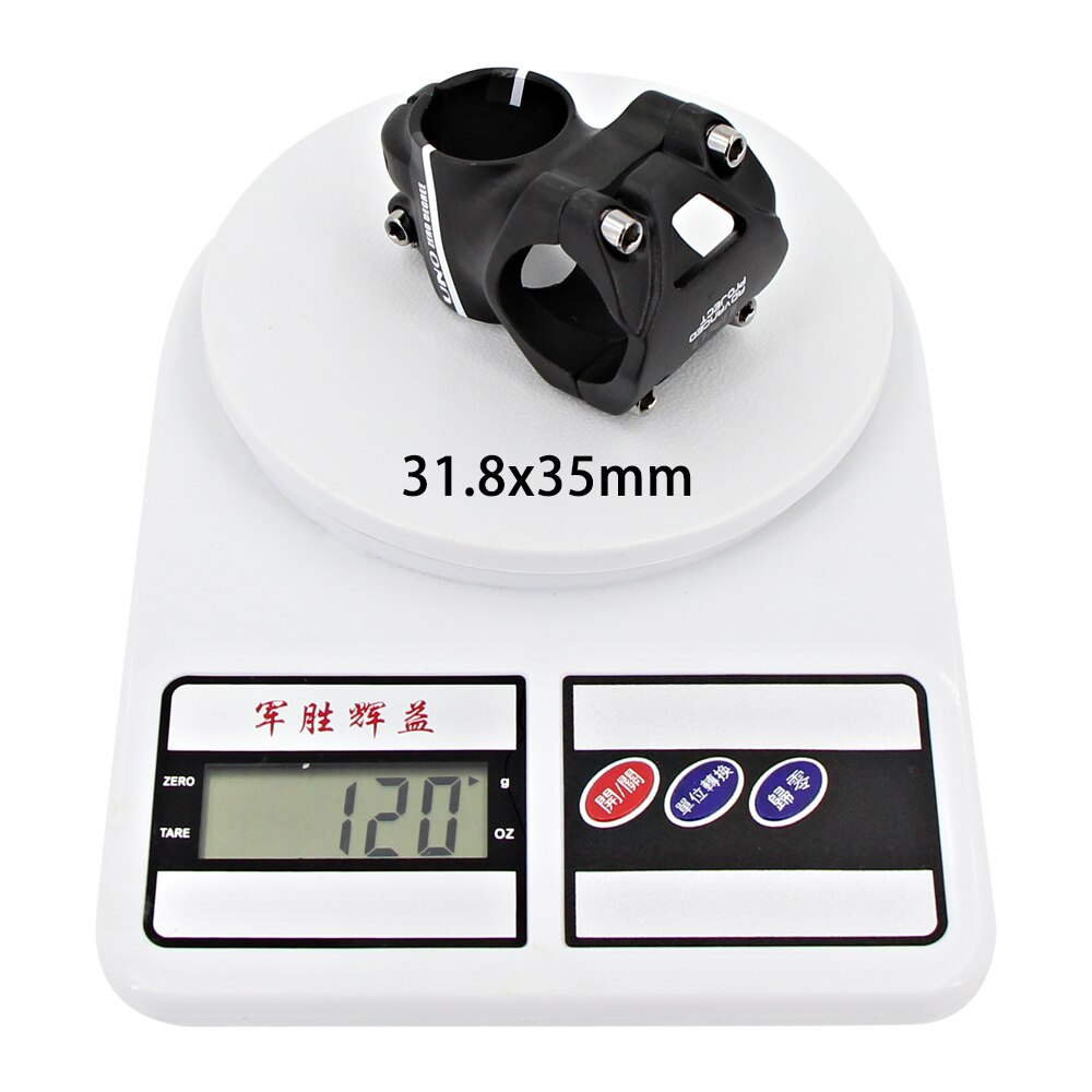 UNO Stem-vástago de aleación de 0 grados AM para bicicleta de montaña, vástago corto CNC mecanizado de 1-1/8 ", 31,8x35mm/45mm para bicicleta de carretera