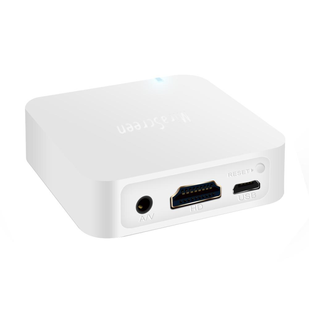 nueva versión MiraScreen X7 inalámbrico WiFi teléfono inteligente pantalla espejo pantalla receptor dispositivo para teléfono móvil tableta