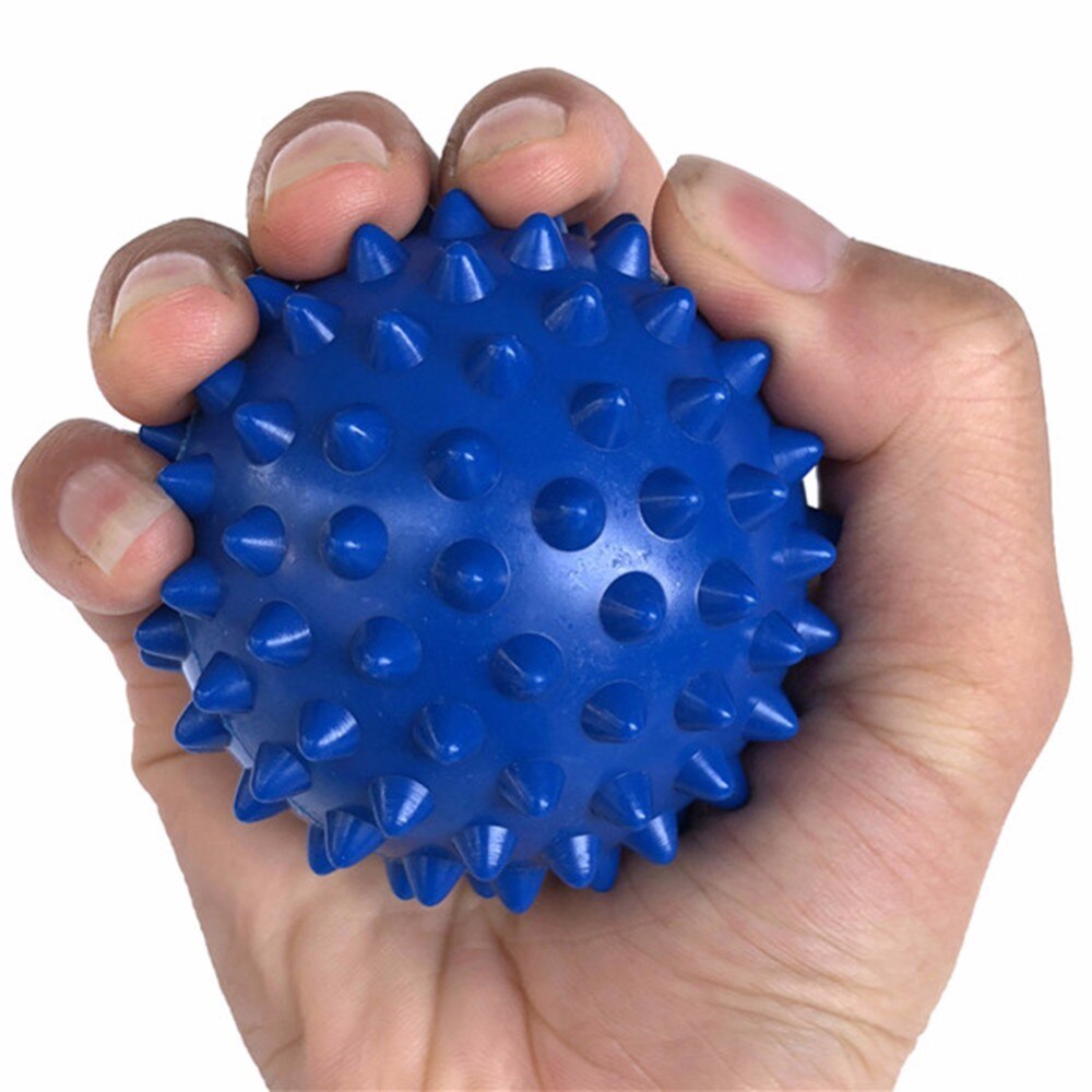 6.5cm Crossfit Spiky Massage Ball Trigger Point Sport Fitness Hand Foot Pain Relief Roller: Blue
