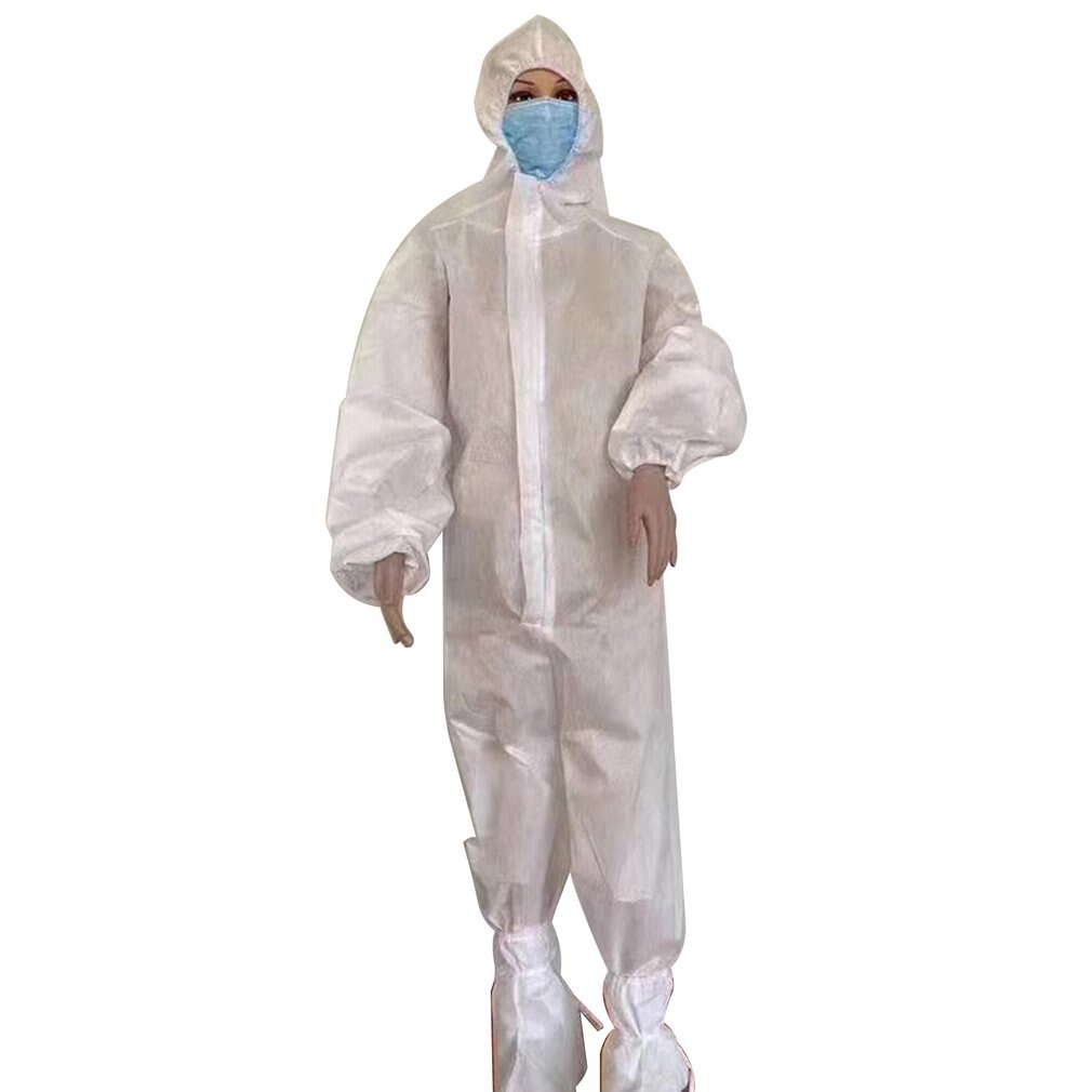 Isolatie Kleding/Beschermende Kleding Wegwerp Sms Witte Isolatie Kleding Stofdicht Antistatische Jumpsuit 1 Set: 170cm