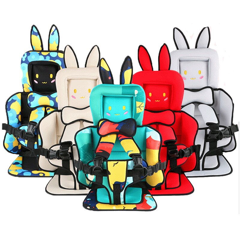 Portable Child Safety Seat Removable and Washable Baby Safety Seat With Belt Safe Child Sitting Chair Cushion
