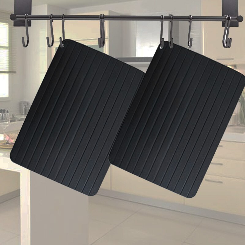 Fast Defrost Tray Aluminium Rapid Meat & Poultry Defrosting Plate Thawing Frozen Board Defrost Tray Kitchen Gadget Tool