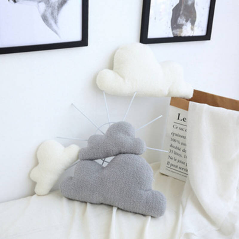 25-60Cm Nordic Zachte Wolk Kussen Auto Pluche Dutje Kussens Sofa Kussen Creatief Cadeau Voor Meisjes Woondecoratie