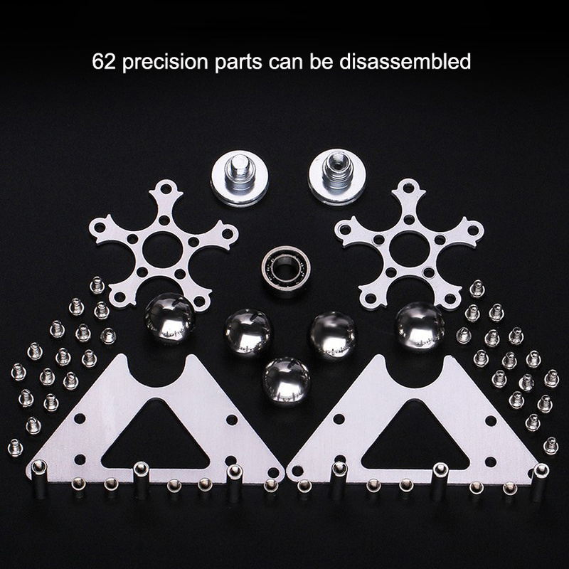Spinner manual removível de metal de alta qualidade, brinquedos para adultos, crianças, anti-estresse, giratório, giroscópio, brinquedo de alívio de estresse