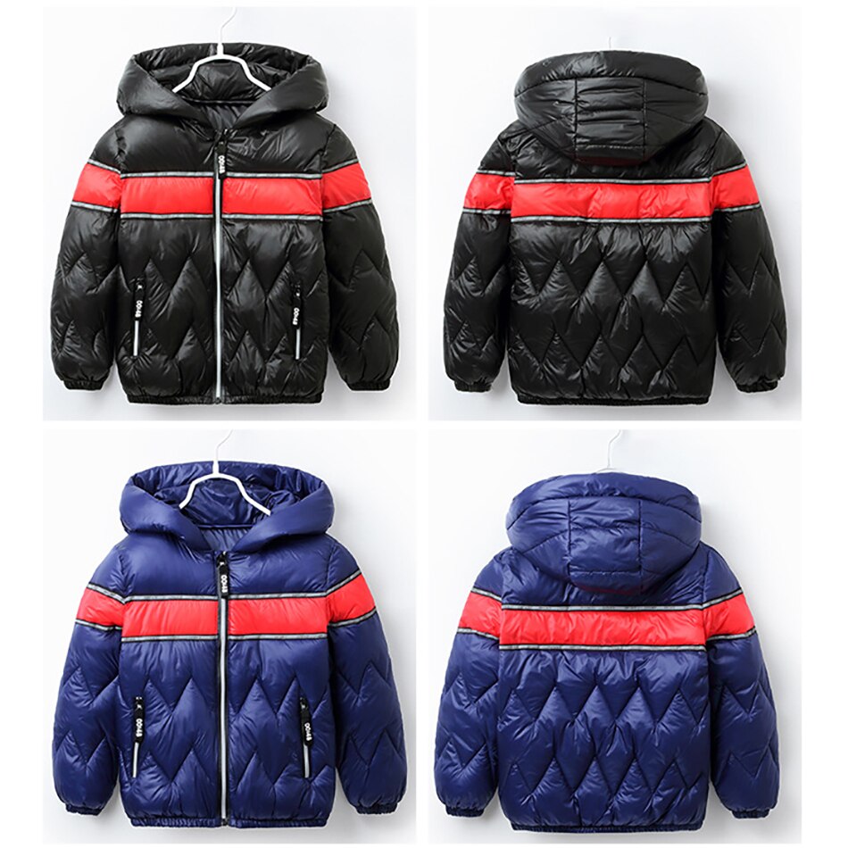 Jongens Capuchon Jas Dikke Bovenkleding Kinderen Herfst Winter Kleding Kostuum Voor 3-8 Jaar Jongens Meisjes