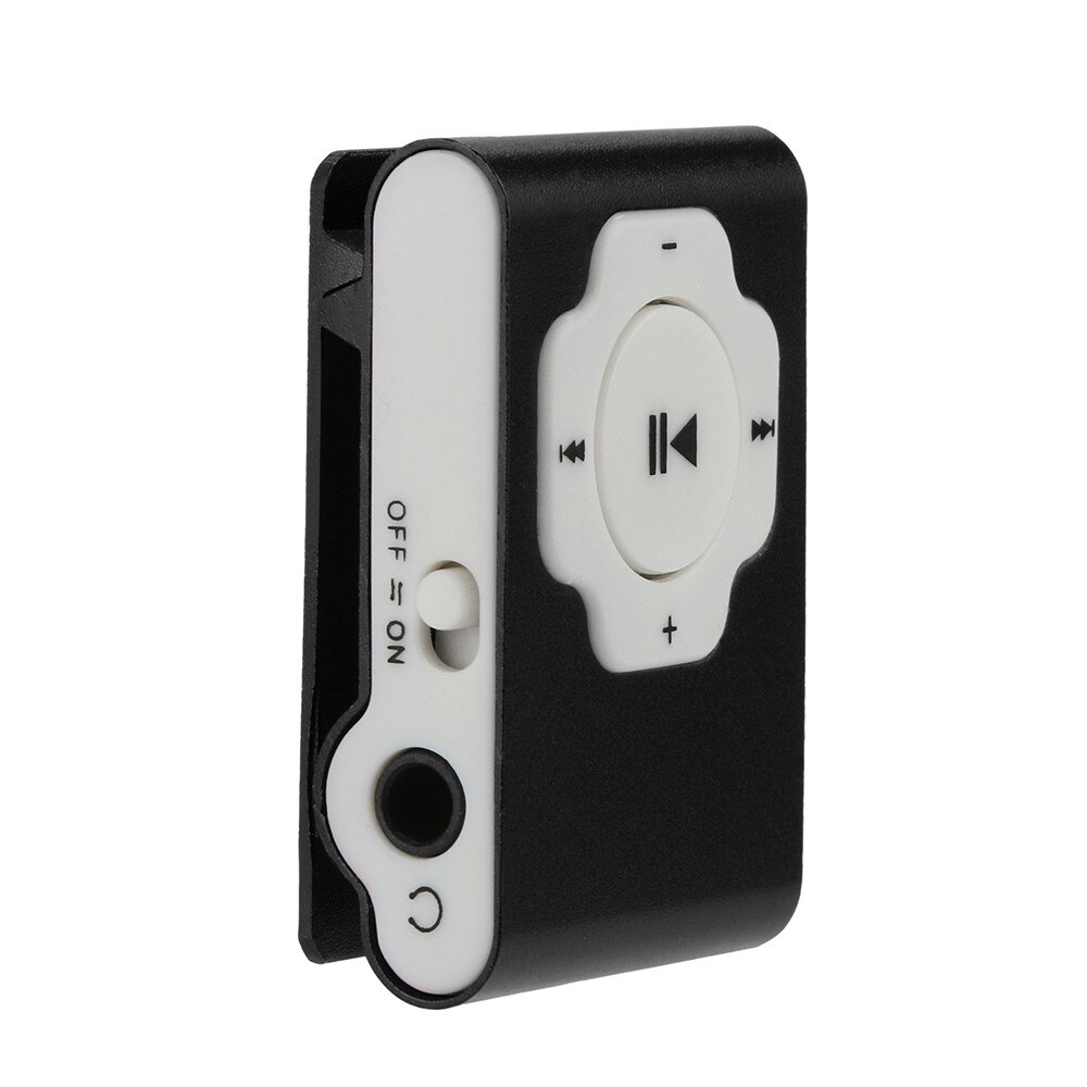 Mini reproductor de Mp3 Usb portátil, compatible con tarjeta Micro Sd, Tf, 32gb, deporte, música, multimedia, Mp3, Bluetooth, Radio, Fm, Usb, reproductor de Mp3: Negro