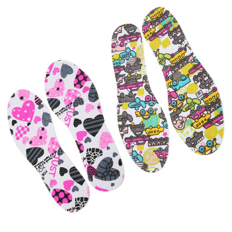 Children Shoe Sole Inserts 1 Pair Children Shoe Insole Breathable Latex Shoe Sole Inserts Kids Shoe Pad Cut Free Size Shoe