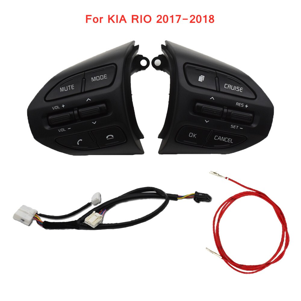 Multifunktionskontakt rat fartpilot volumen bluetooth knap til  k2 rio 4 kia rio x-line