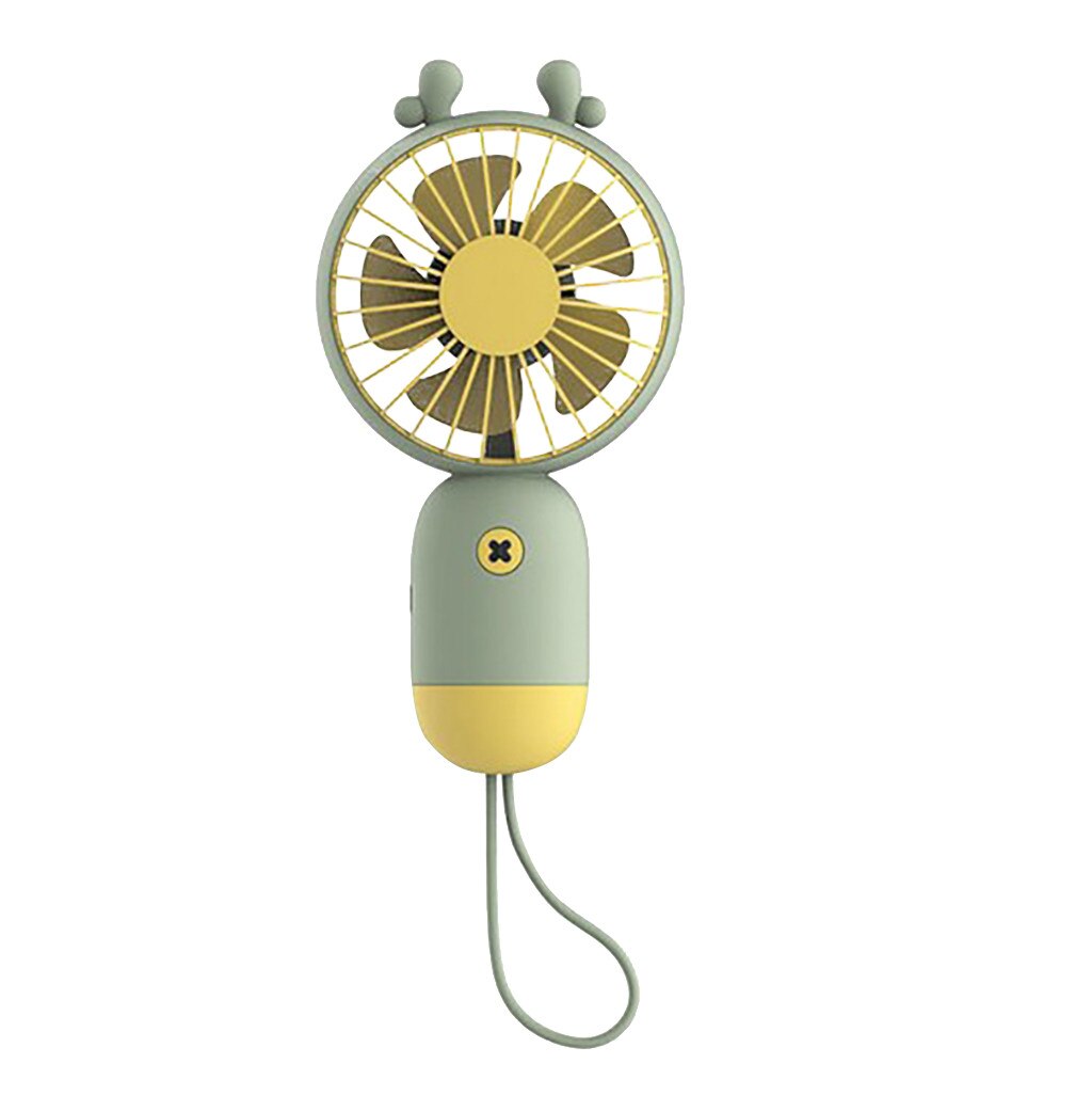 Draagbare Vouwen Kleine Ventilator Opladen Draagbare Usb Opladen Handheld Elektrische Ventilator Schattige Handheld Fan Kantoor Slaapzaal Mini Fans # G30: green