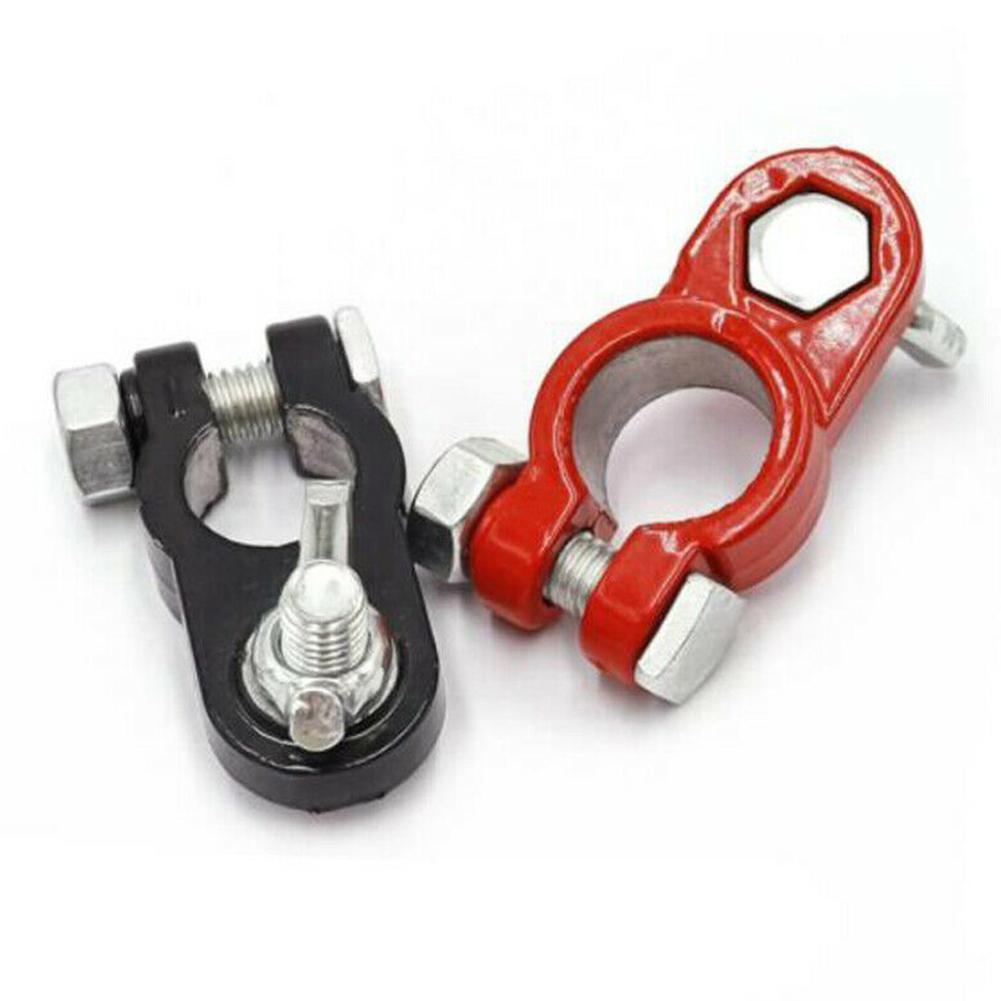 Car Battery Terminal Automotive Car Top Post Wire Cable Clamp Terminal Connectors Car Accessories For Cars Trucks Buses H7O6