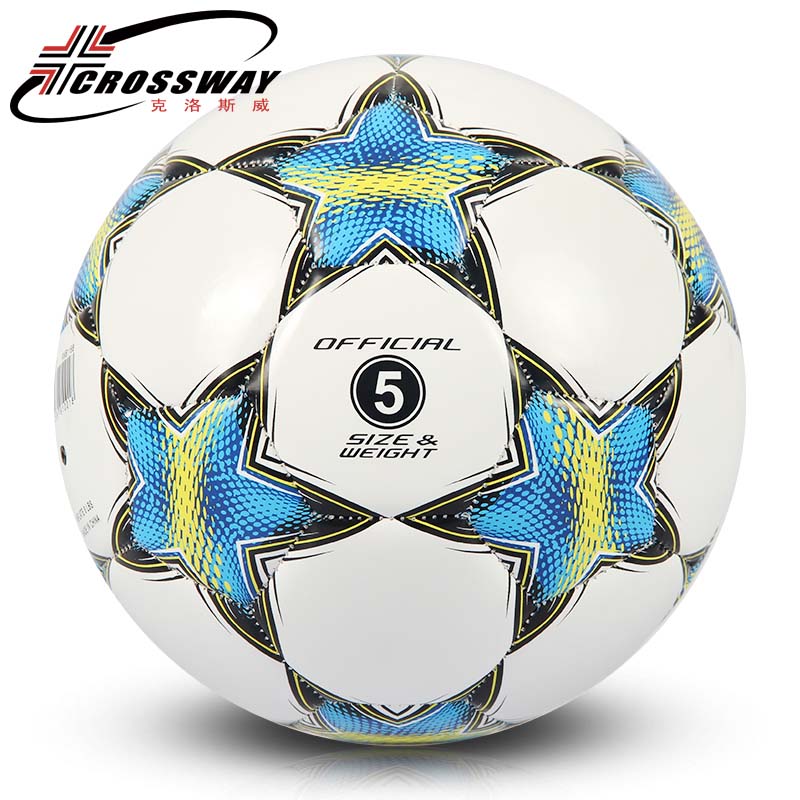 CROSSWAY ZQ-522 Size 5 PU Football For Match Training Match Soccer Ball Five-a-side Football Goal Soccer Balls: Default Title