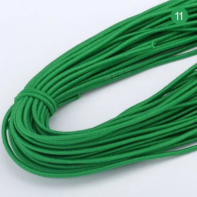 2Mm Kleurrijke Hoge Ronde Elastische Band Ronde Elastische Touw Rubber Band Elastische Lijn Diy Naaien Accessoires 5meter: Transparant / 1m