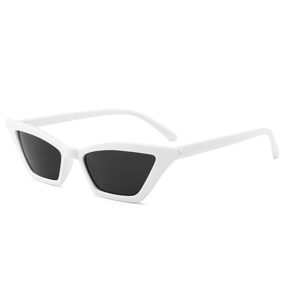Vierkante Dames Zonnebril Vintage - Wit