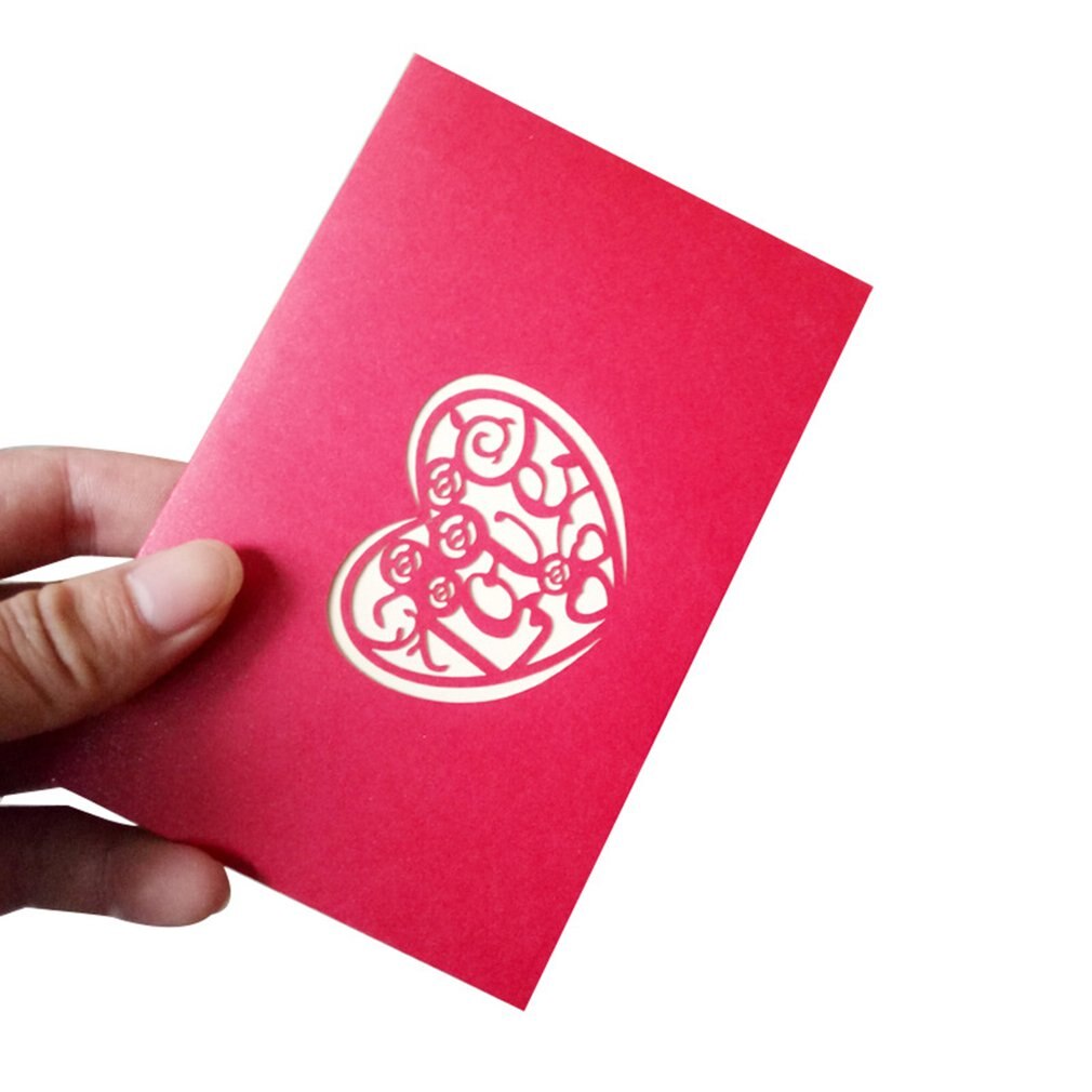 Folding Handmade 3D Pop-up Mother's Day Card Mother's Day Wishes Card Handmade Card