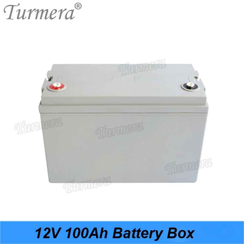 Turmera 12V 90Ah 100Ah 3,2 V Lifepo4 Batterie Lithium-eisen phosphat batterie für Solar- Energie System und Unterbrechungsfreie versorgung: Weiß Kasten
