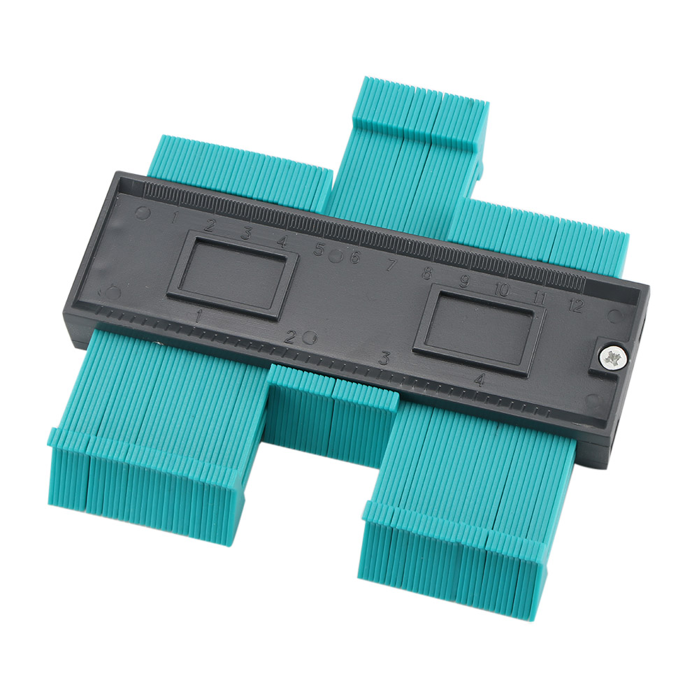 Plastic Contour Duplicatie Gauge Carpenter Tool Meten Radiant Heerser Contour Meter Markering Tegel Bezuinigingen Betegelen Laminaat Gereedschap