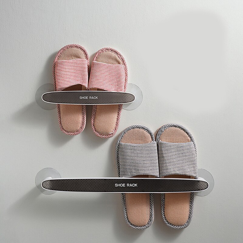 Adhesive Towel Rack Bathroom Towel Bar Shelf Wall Mounted Towels Hanger Toilet Suction Cup Holder Kitchen Bathroom Organizer