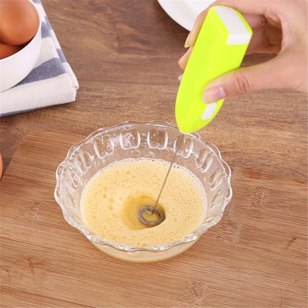 Blender Milk Drink Coffee Whisk Mixer Electric Egg Beater Frother Foamer Mini Handle Stirrer Practical Kitchen Cooking Tool
