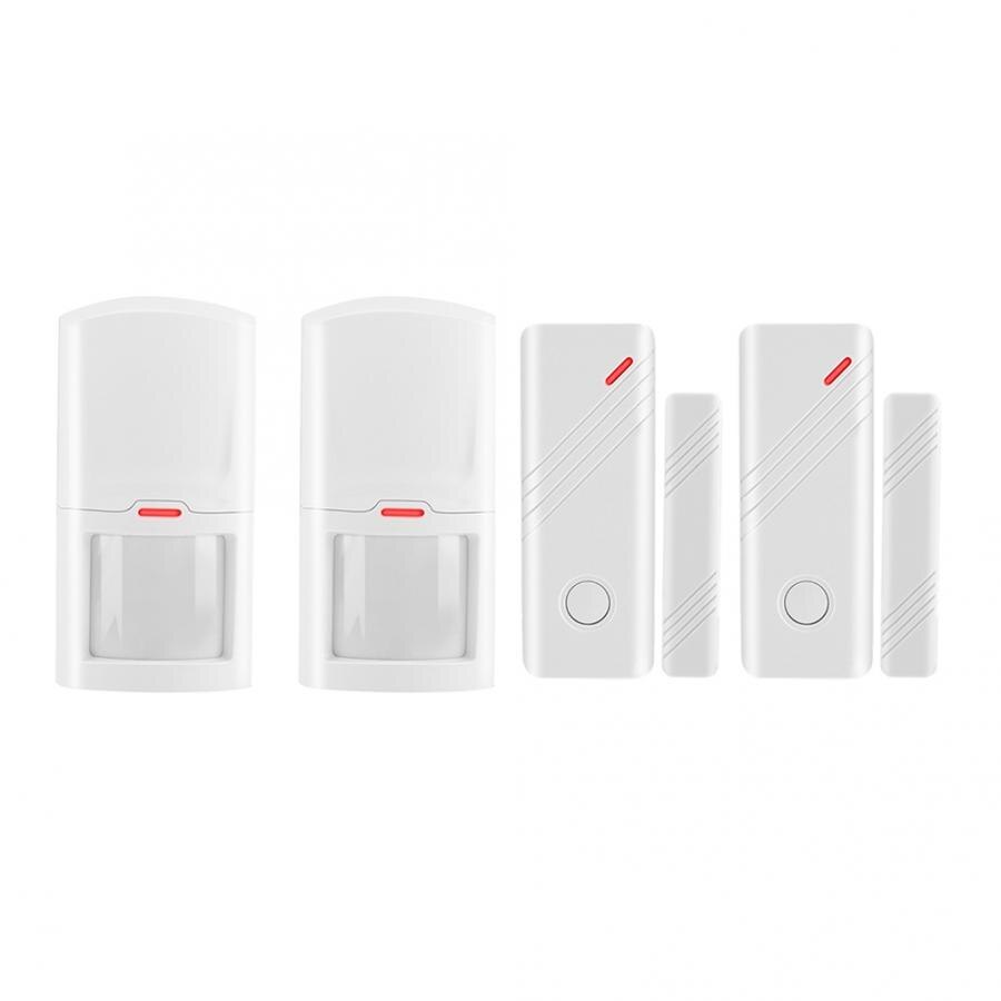 sirena alarma sirene alarme Wireless Security Alarm 1 Sound Light Siren 2 Infrared Sensor 2 Magnetic Sensor (JD11+03D+03B)