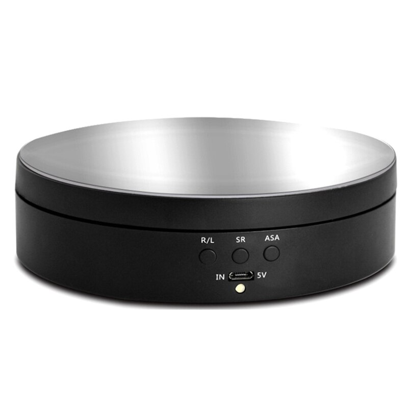 360° Rotating Turntable Display Stand - 3 Speeds - USB Powered - Photography Studio Accessory